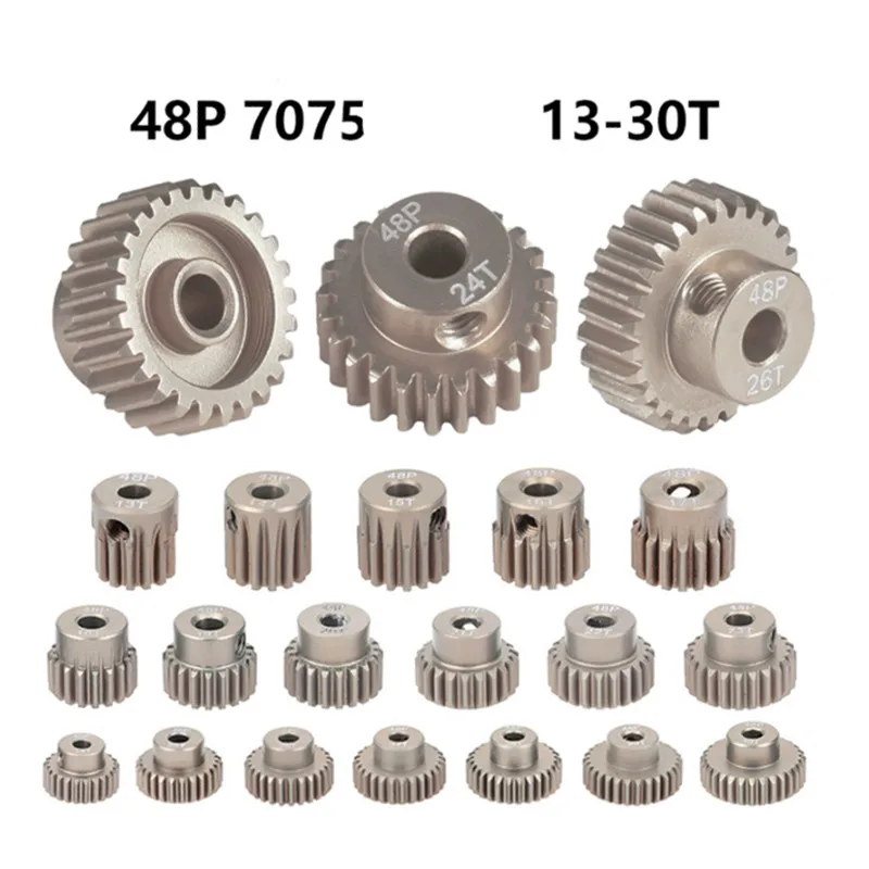 

SURPASS-HOBBY 48P 7075 Алюминиевый сплав 3,175 мм моторная шестерня 13T 14T 15T 16T 17T 18T 19T 20T 21T 22T 23T для радиоуправляемых автомобилей, самолетов, лодок