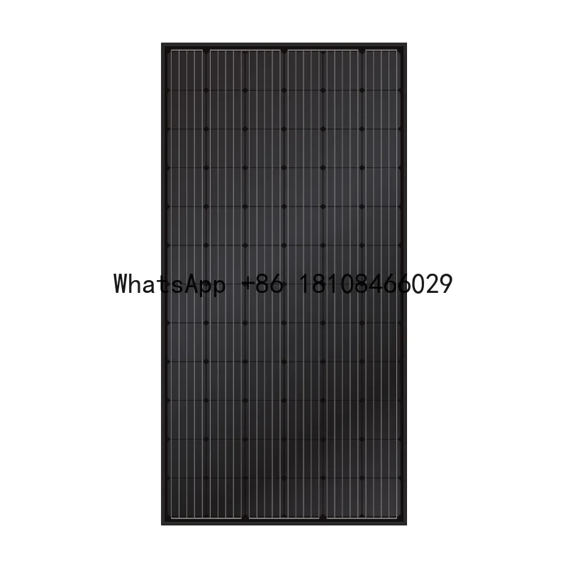 330 W 340w 350w 360 Watt Photovoltaic Solar Panel Black Solar Panels