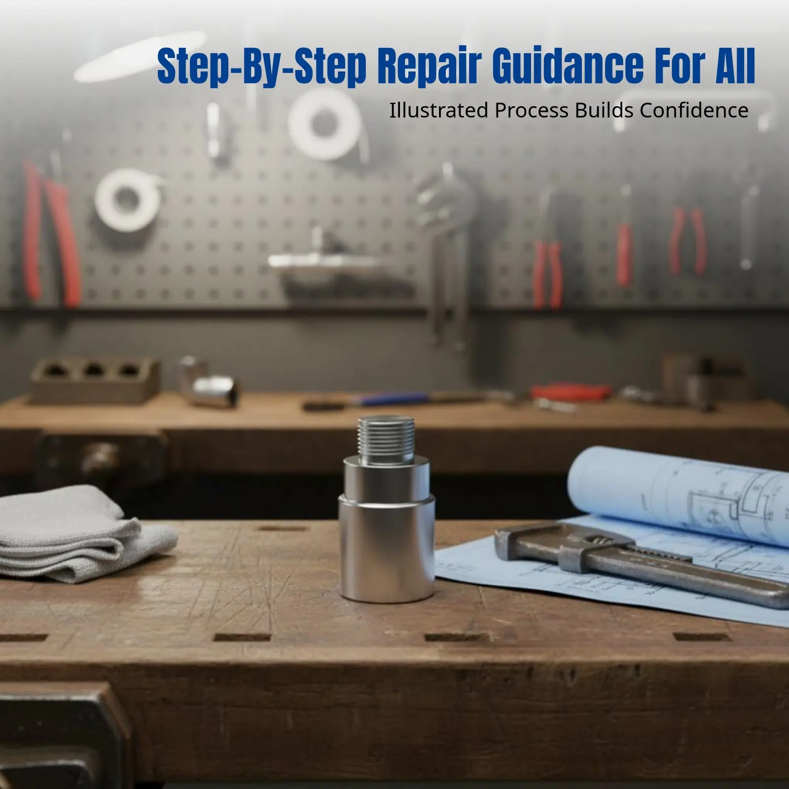 

PPR Thread Repair Kit, 4-Point & 6-Point, Water Crack Extractor, Easy Replacement, No Wall Breaking