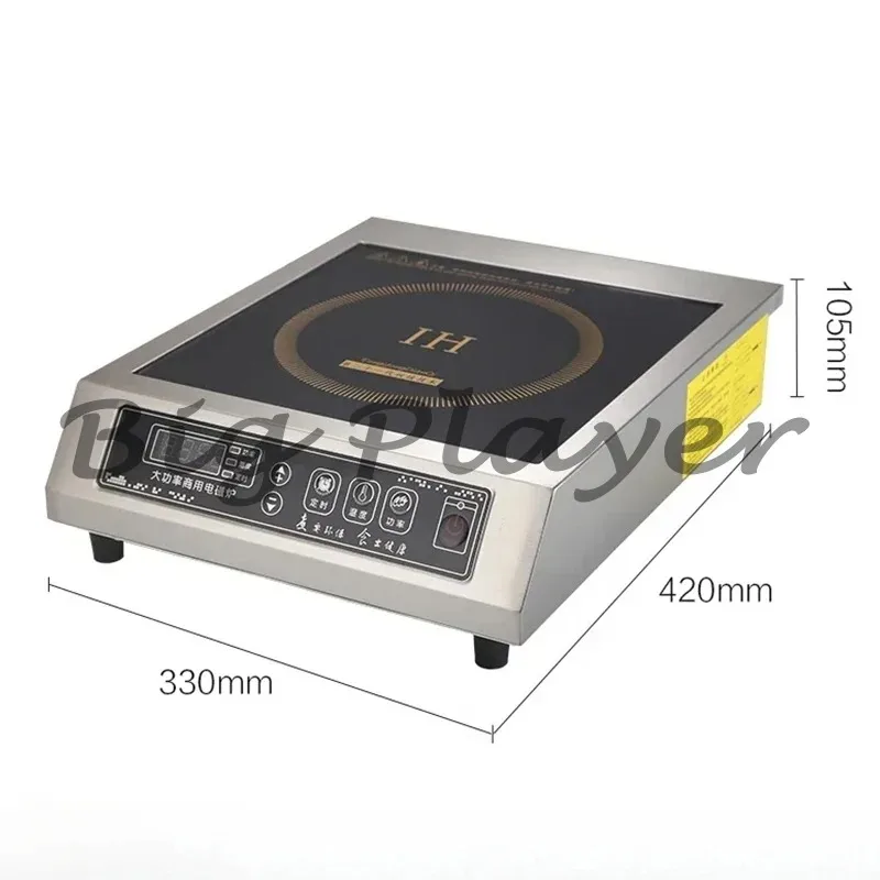 High Power Induction Cooker  Commercial Household Stir Fry Cooker Hot Pot Stove Canteen Restaurant Commercial Electic Stove