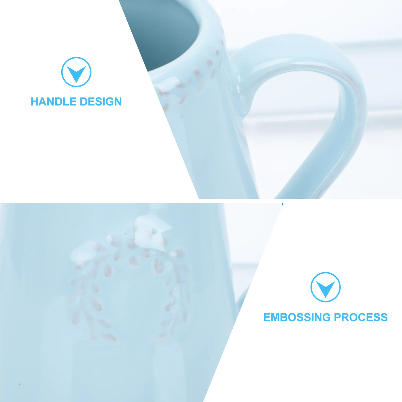 

1Pcs Blue Ceramic Flower Vase Elegant Decorative Indoor Flower Vase for Living Room Bedroom Desk Decor Perfect Gift for Friends