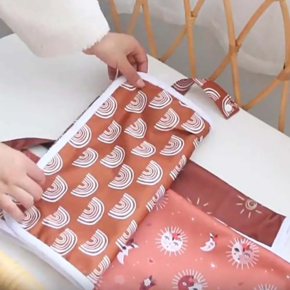 

Складной коврик для пеленания, водонепроницаемый коврик для пеленания младенцев из альпаки, коврик для мочи, легко чистящийся съемный коврик для пеленания ребенка