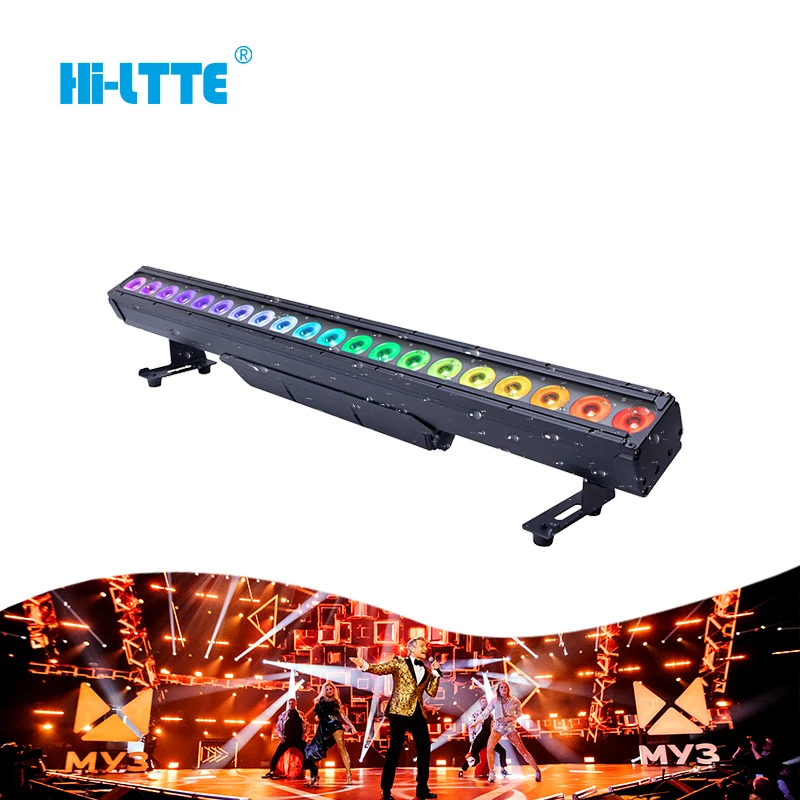 15W*20Pcs IP65 RGBW 400W DMX RDM Beam strip light bar led wall washer 200cm Stage Lighting stage lights wall for DJ Bar