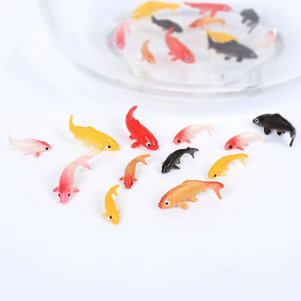 

15pcs Simulated Fancy Carp Decor Artificial Aquarium Ornaments Realistic Lightweight Fish Figures For Tank Decoration Compact