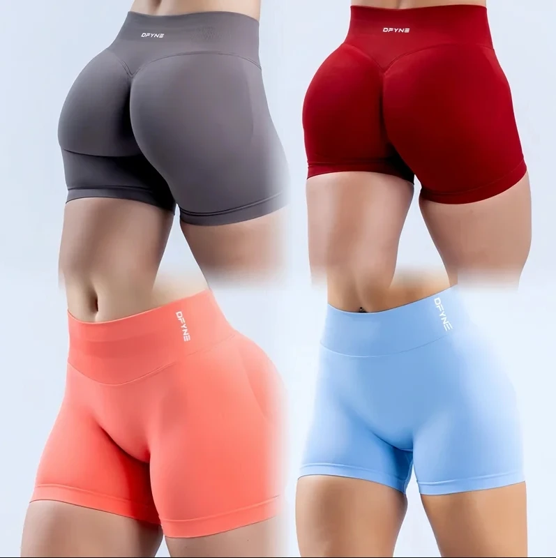 DFY Impact Fitness Yoga Shorts Running Yoga Pants Extinction High Elastic Three-point Pants