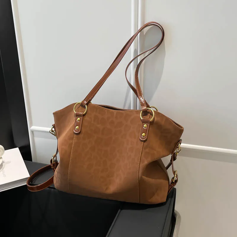 

Large Capacity Women PU Leather Handbags Tote Bags High Quality Ladies Leopard Shoulder Messenger Bag Casual Female Shopping Bag