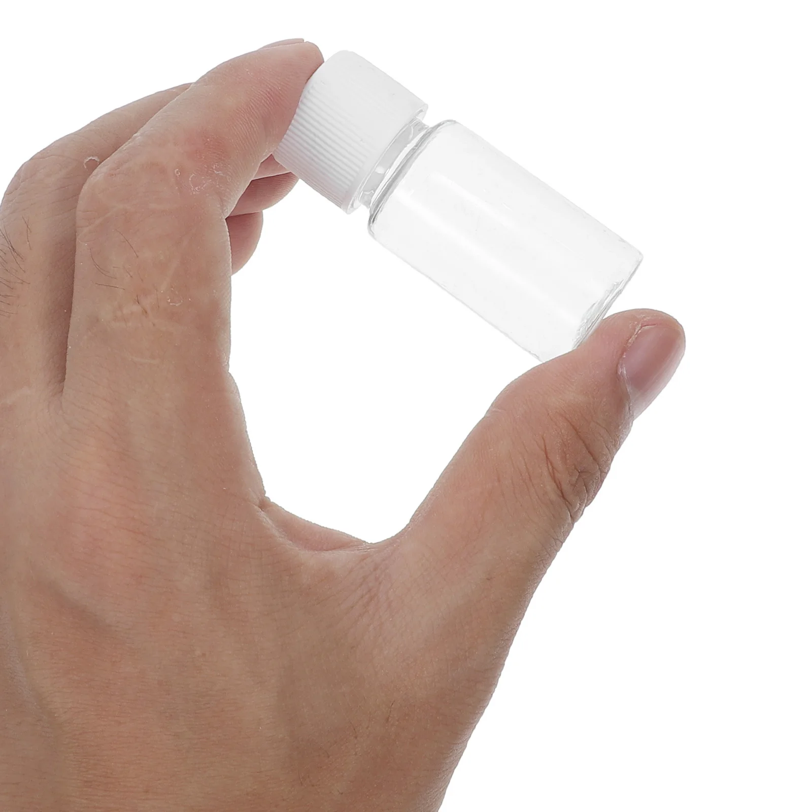 25 ชิ้น 10 มล. ขวดโลชั่นพลาสติกแบบเติมได้ ขวดบรรจุภัณฑ์สำหรับเดินทาง ป้องกันการรั่วซึม ชุดขวดตัวอย่างสำหรับอุปกรณ์ดูแลผิว