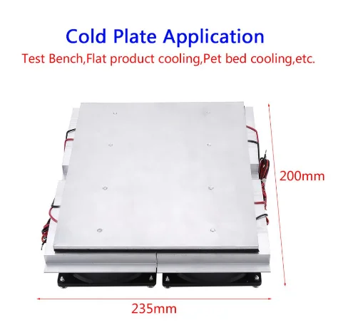 Semiconducting Peltier Cooler 12706 Electronic Refrigeration Module Suit Cooling Plate Cooling Surface 12 V240w Refrigerator