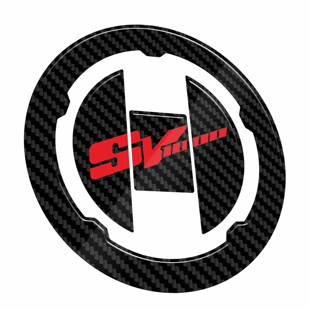 Motorcycle Tank Pad Protector 5D Sticker carbon fiber glue decal protection Fit For  SV1000 SV1000S SV 1000 1000S 2003-2008