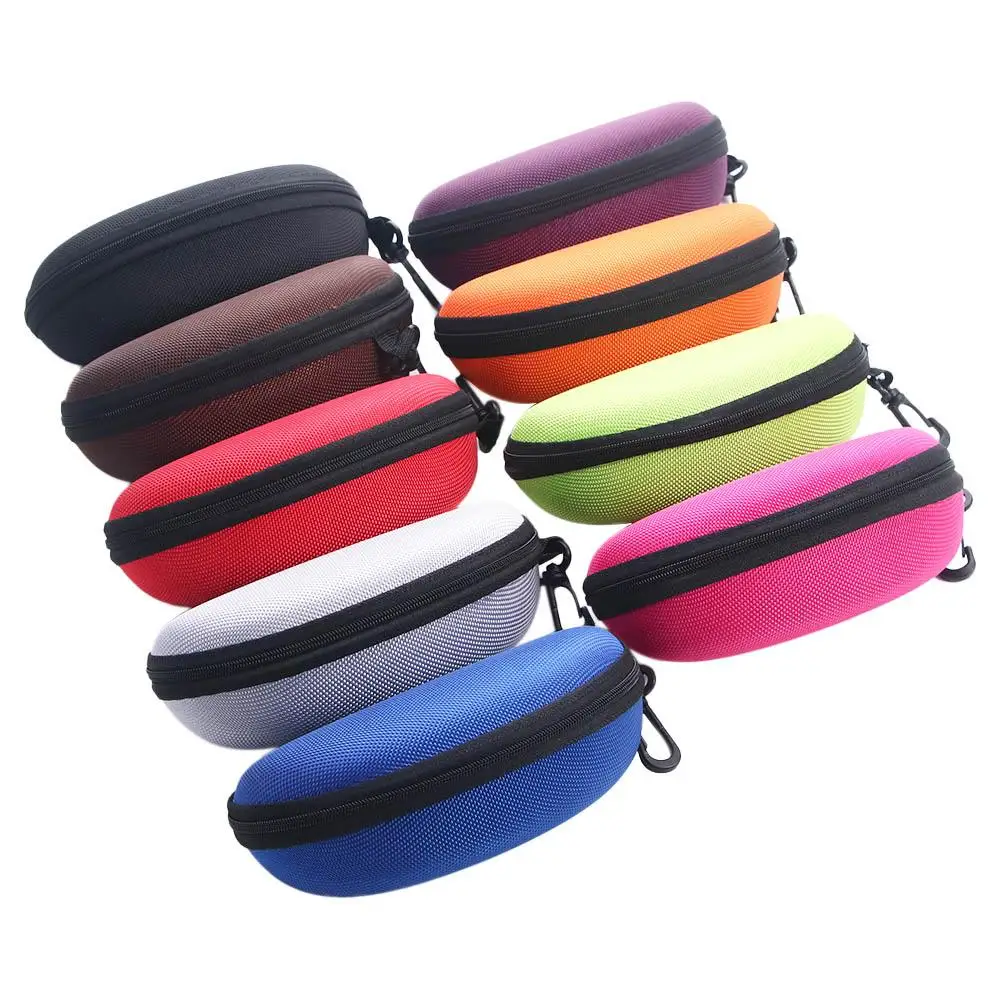 

with Hook Eyeglasses Protector Case Zipper Box Eyewear Storage Box Shell Clam Pouch Eye Glasses Box Sunglasses Bag Hard Case