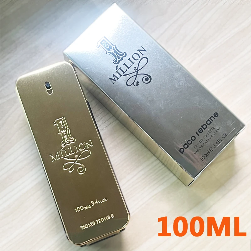 100ml Original Million Gold Hombre Prefume Lasting Strong Masculine Men Taste Strong Pheromone Cologne Body Spray