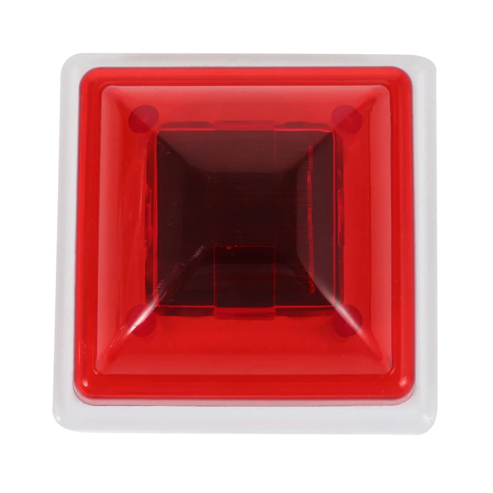 

Led Column Warning Lights Solar Traffic Stop Post Caps Outdoor Topper Fence Lighting Powered