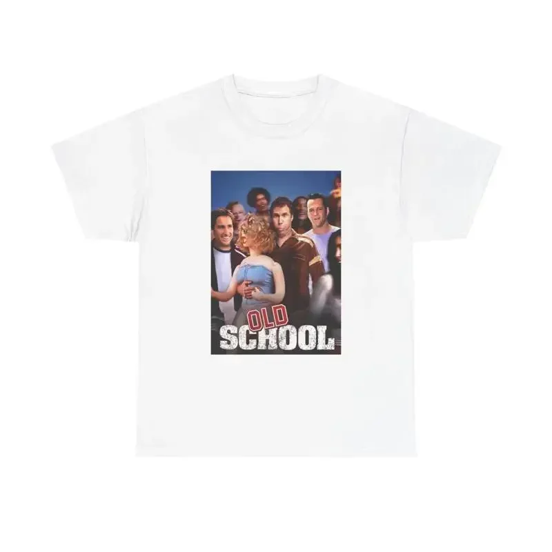 Old School T Shirt Retro Movie Poster Will Ferrell Heavy Cotton
