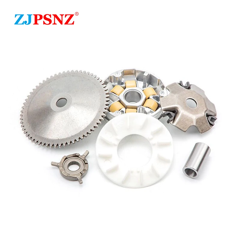 GY6-50 48cc 60cc 80cc Motorcycles Belt Pulley Driven Wheel Clutch Assembly Moped Spare Parts Disc Pressure Assembly Universal