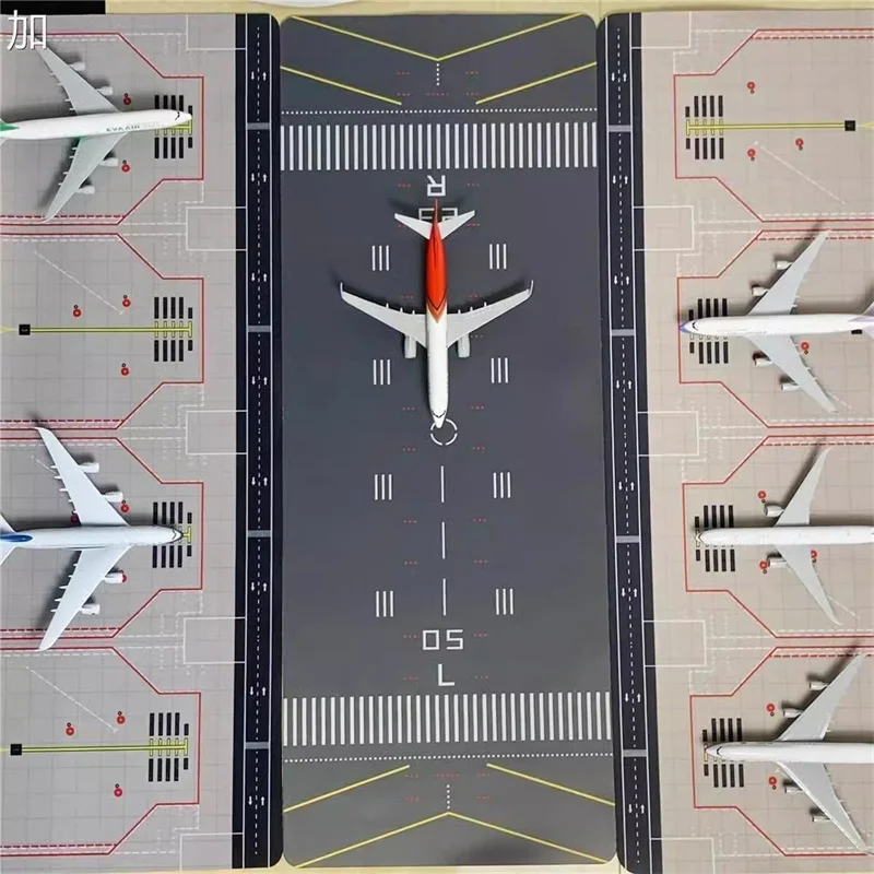 1:400 Airport Runway Pad For Aviation Aircraft Airplane Parking Positions On The Apron Mouse Pad Airport Scene Accessory Fans