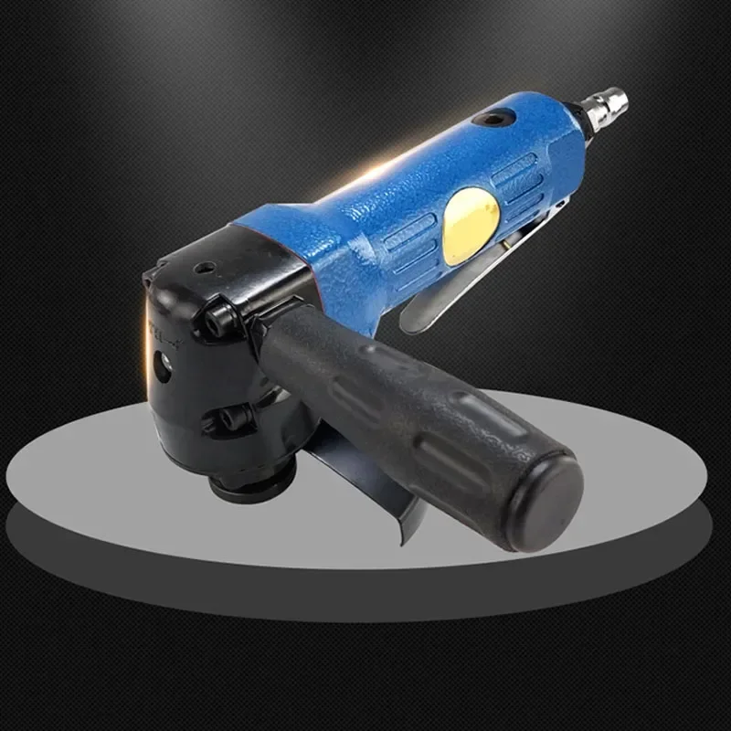 Small Pneumatic Angle Grinder Pressure Plate Cutting Rear Adjustment Angle Grinder Grinding Machine Gas Wheel Polishing