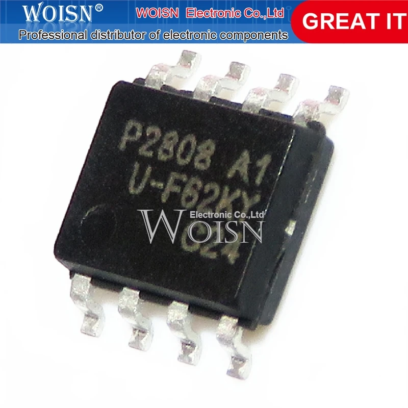 2pcs/lot P2808A1 P2808B0 P2808 B0 P2808 A1 SOP-8 In Stock