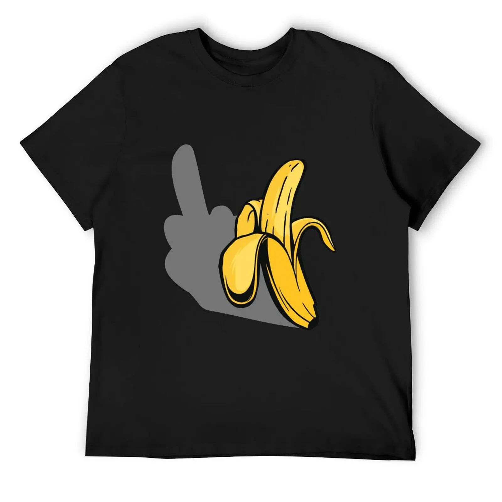 

middle finger banana pop art gift idea funny T-Shirt customs oversized t shirt mens big and tall t shirts