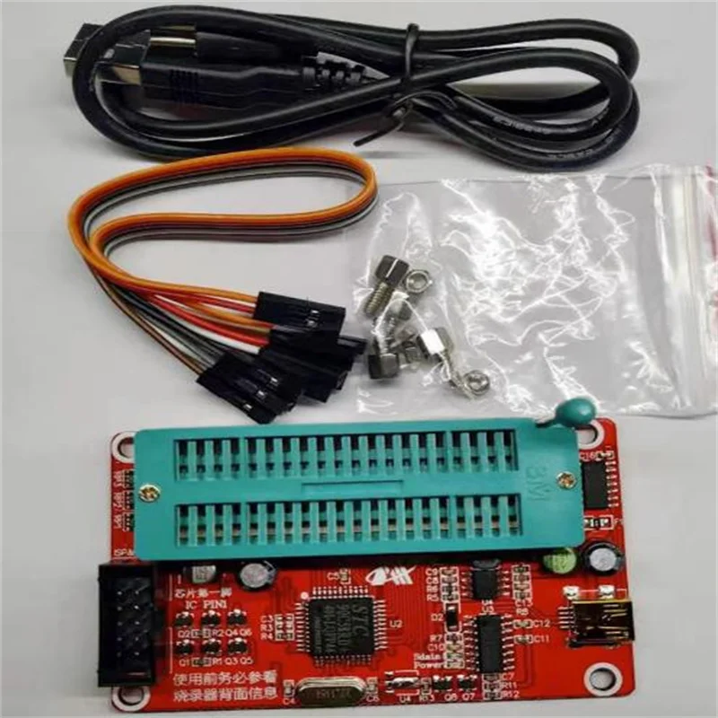 51 mikrokontroler programator STC palnik AT89C52/C2051/24/93 51 ChipDownloader