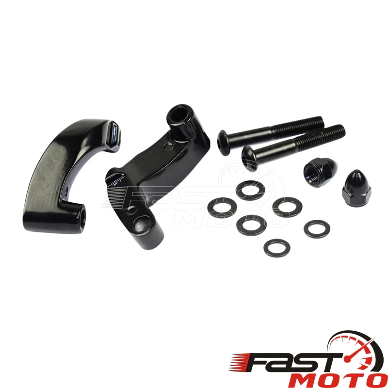 Motorcycle Rearview Mirrors Extension Riser Extend Adapter Mirror Extender Adapters Riser Rear View Base Aluminum For Harley