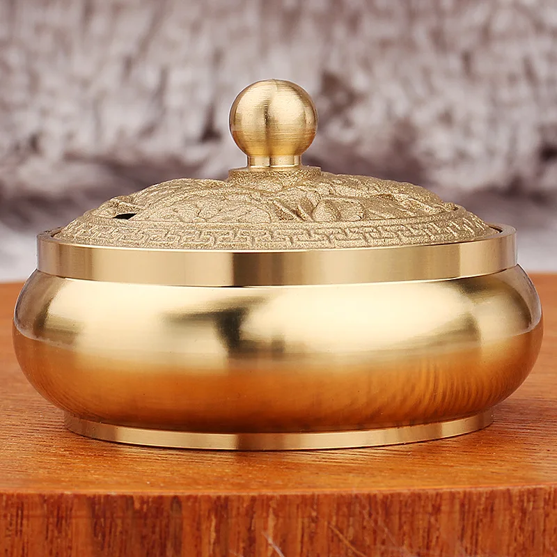 

Brass Pisces Incense Burner Indoor Living Room Incense Coil Fireproof Cotton Gourd Incense Holder Custom Metal Ornament Craft