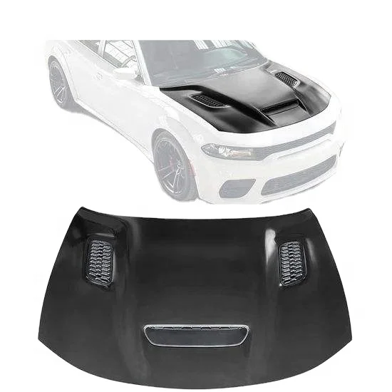 

charger SRT Hellcat Widebody Style Auto Aluminum Engine Hood for Dodge Charger 2015-2023 SRT