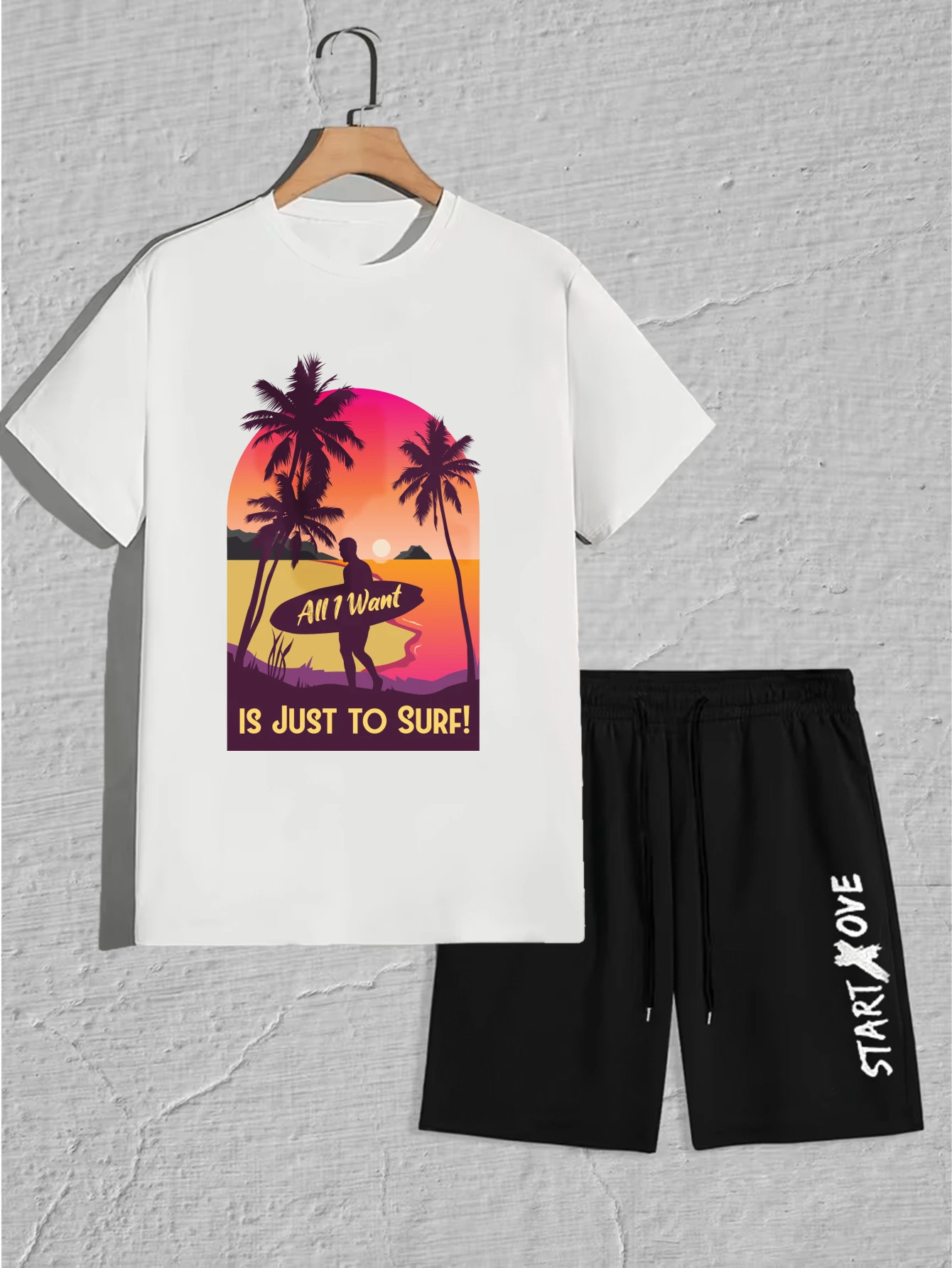 

Мужской комплект, летняя мужская одежда 2025 года, капельная одежда, дышащий комплект одежды с рисунком, мужской комплект, футбольные мужские костюмы с принтом