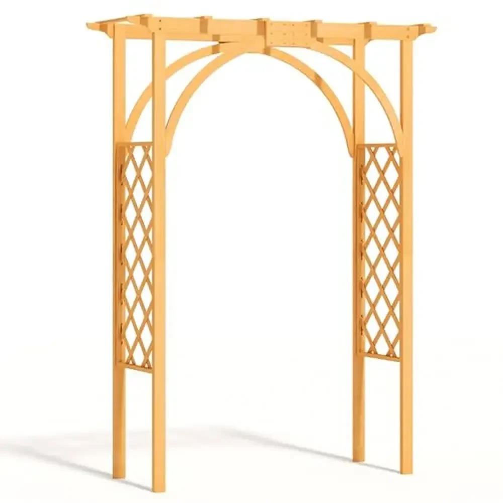 

Wooden Garden Arbor Trellis Arch Plant Stand Weddings Events Natural Elegance Outdoor Decor Climbing Frame Rustic Theme Floral