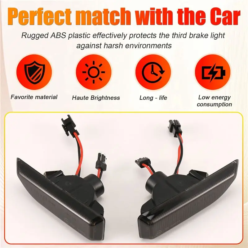 A13F-Car Side Fender Indicator Light LED Dynamic Side Marker Signal Light For Mini Cooper Countryman F60 2017-2020