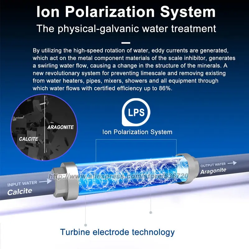 LPS مقياس المنزل كله تثبيط نظام منقي المياه المضمن Descaler منقي مرشح المياه نظام تخفيض مقياس المنزل