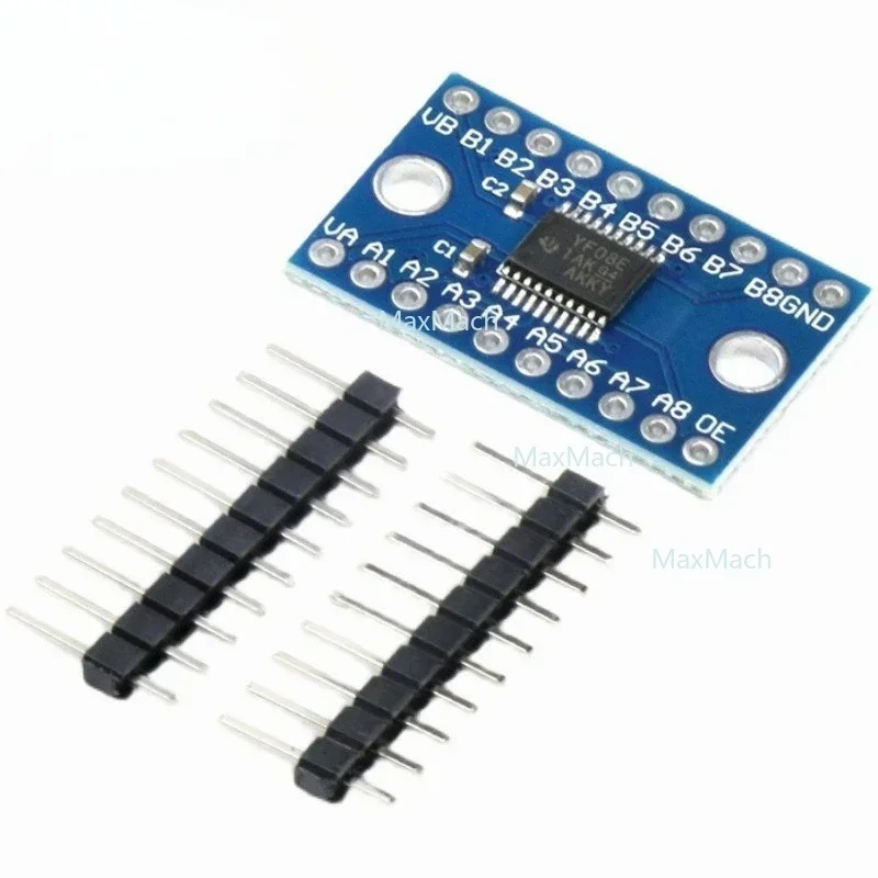 10 шт., 8-канальный преобразователь логического уровня с двойными отверстиями TXS0108 TXS0108E, двунаправленный модуль напряжения для Arduino с контактами