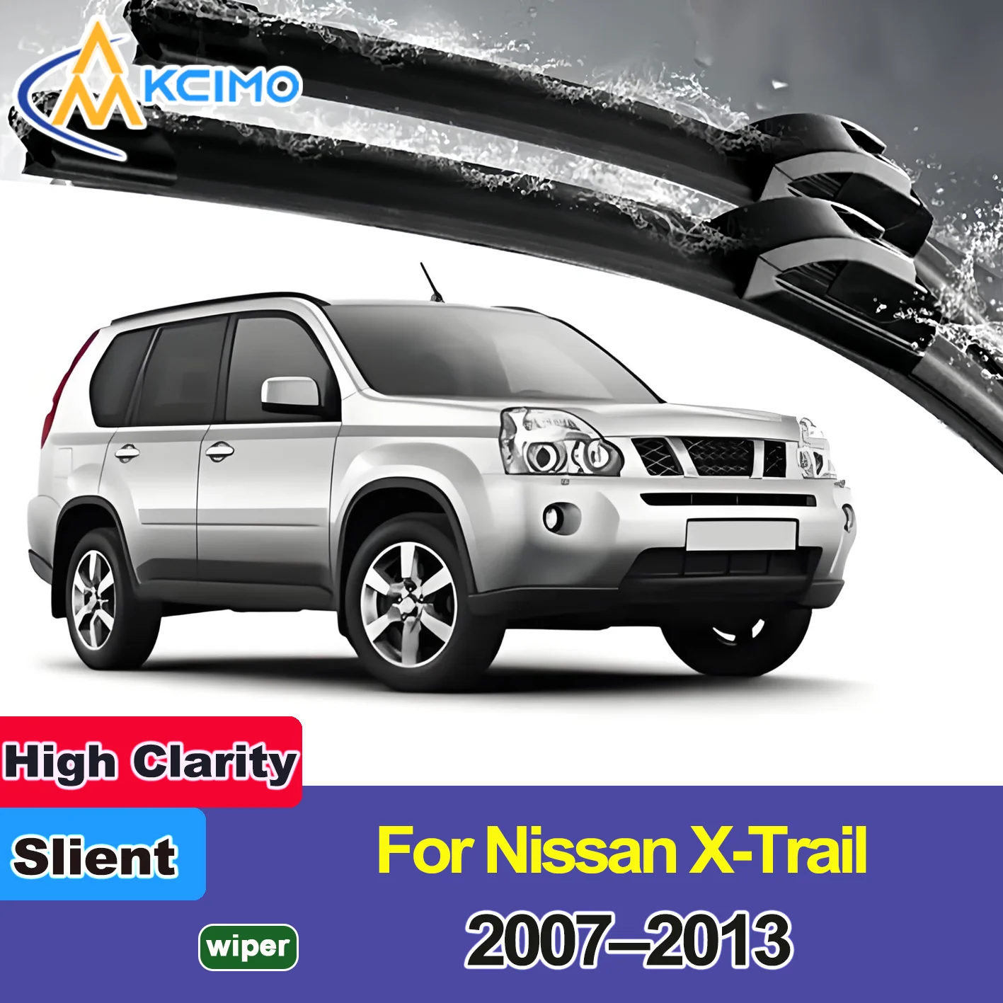 

2PCS New Wiper Blades for Nissan X-Trail T31 2007-2013 Dongfeng Fengdu MX6 (China, 2015-2019) Front Windshield Accessories 2013