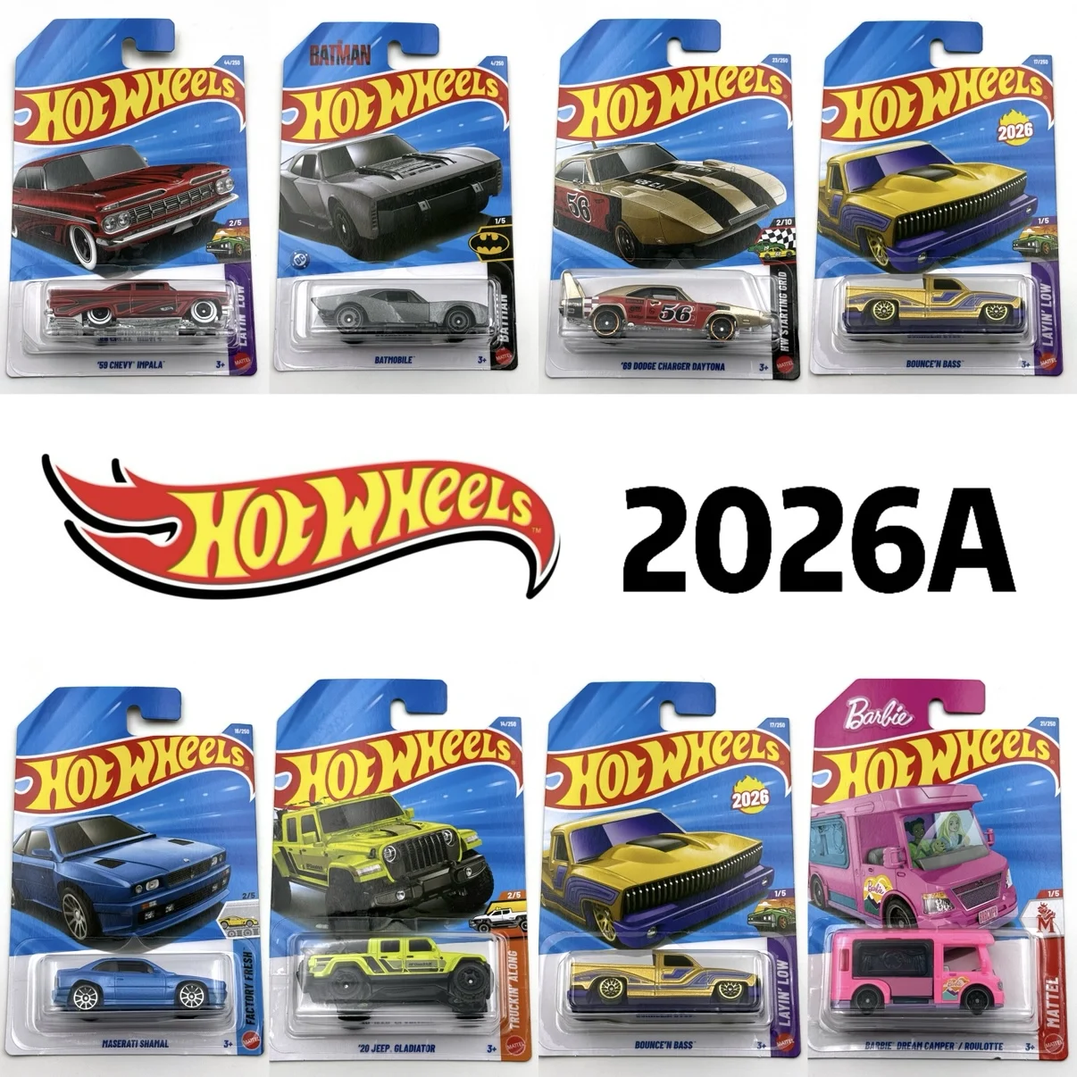 

Hot Wheels Cars 1/64 2026A Последняя коллекция моделей из сплава C4982