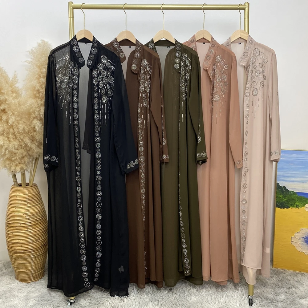 

Cardigan Overcoat African Dresses For Women Muslim Fashion Abaya Africa Boubou Dashiki Clothes Long Sleeve Ankara Party Dress