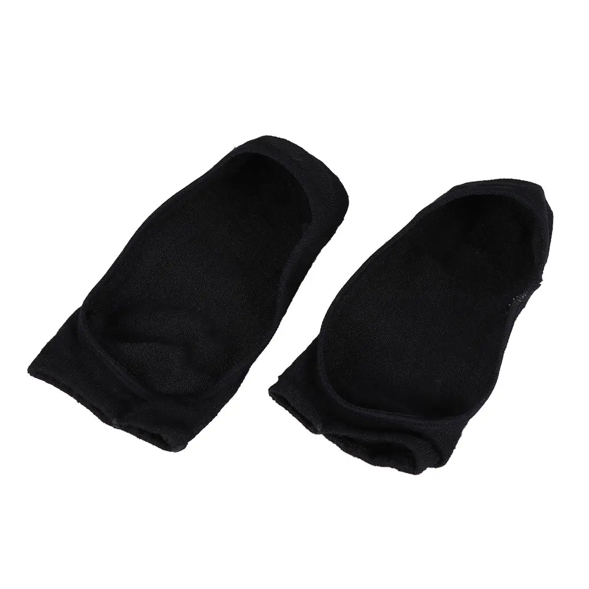 

Non-slip Invisible Socks Boat Bamboo Fiber Mouth Silicone Anti-Skid Men's Black