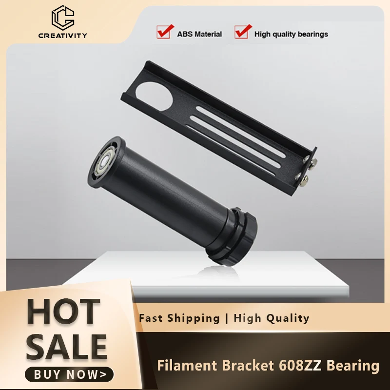 3D Printer Filament Bracket Material Rack 608ZZ Bearing Rotatable for Spool Filament Mount Holder PLA/ABS 3D Printing Material