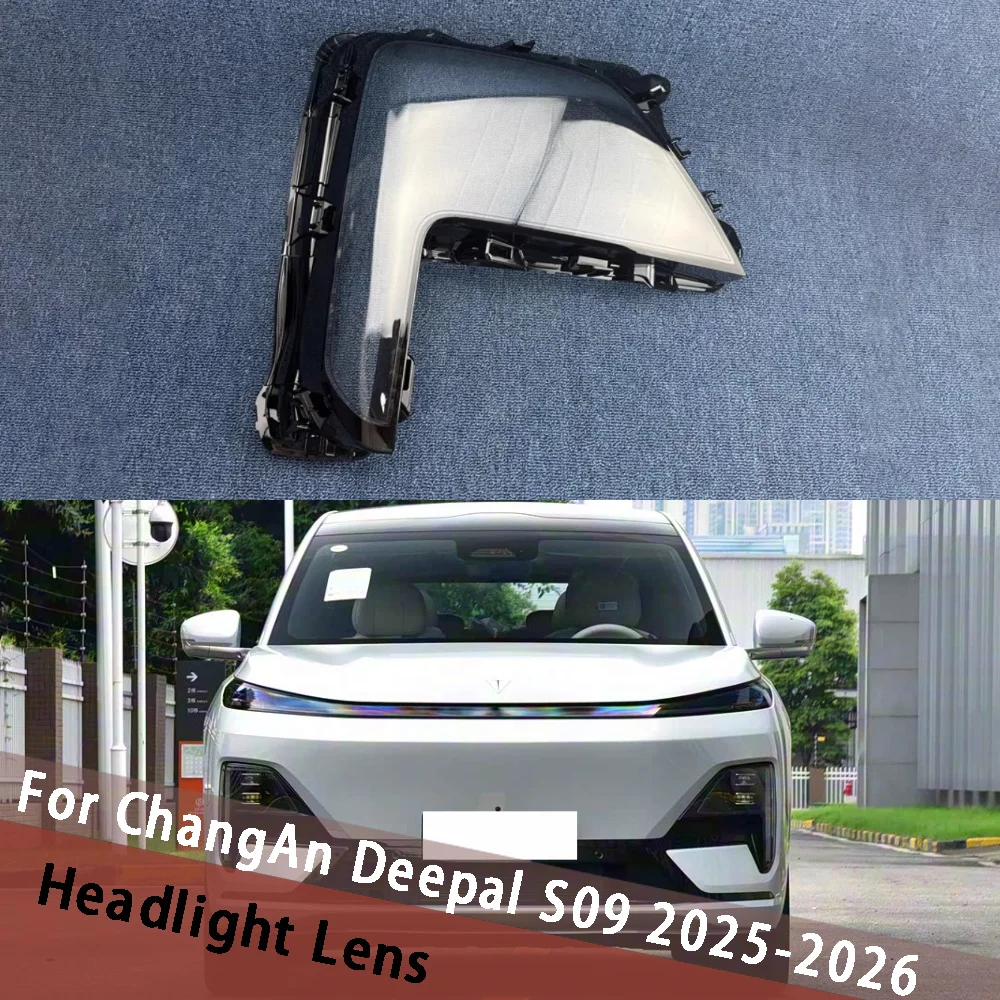 

For ChangAn Deepal S09 2025 2026 Headlight Lens Cover Auto Shell Headlamp Lampshade Shell Cover Head Light Housing Lampcover