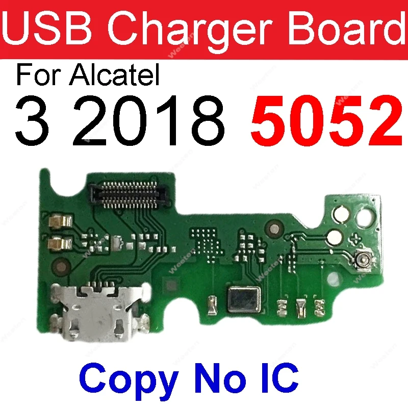 USB Charging Port Board For Alcatel 3 5052 5 5086 A5 5085 3X 5058 3X 2019 5048 1V 2019 5001 1S 2019 5024 5024F USB Charger Board