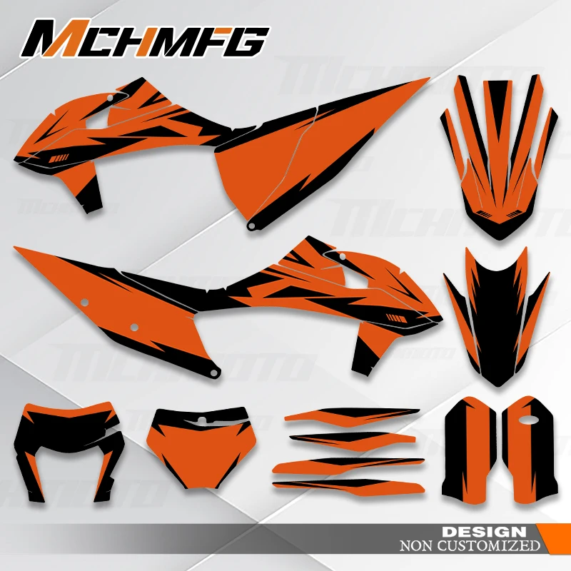 MCHMFG For KTM SXF 2019 2020 2021 2022 EXC 2020 -2023 New Style Graphics Decals Stickers Kit 09