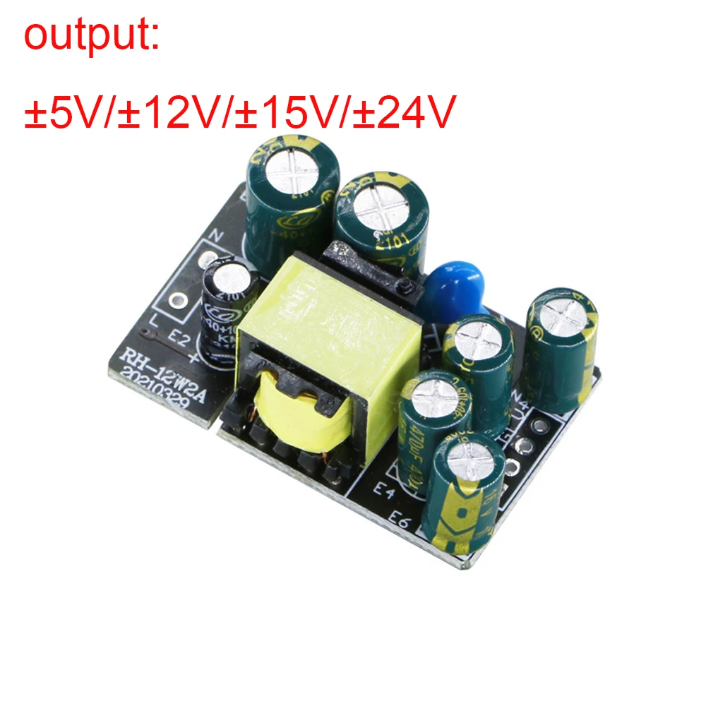 

Dual Output Switching Power Supply Bare Board Buck Power Module 85-265V to ±5V/±12V/±15V/±24V Step-down Isolation Power Module