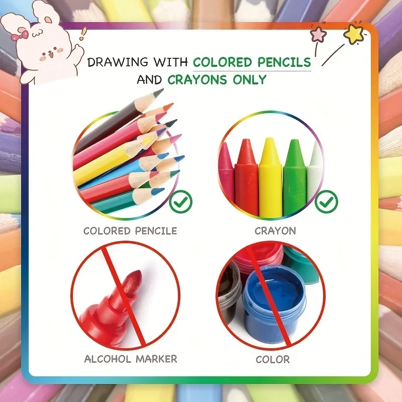 كتاب الأشياء المخفية التفاعلية للتدريب على التركيز للشباب والمتعة التعليمية مع العثور على عائلة المدرسة اللغز الملونة #6