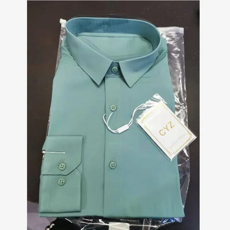 2023 Nieuw Product Heren Stijlvolle Casual Puur Katoenen Business Shirts/Man Slim Fit Revers Jurk Met Lange Mouwen/Vrijetijdsoverhemden