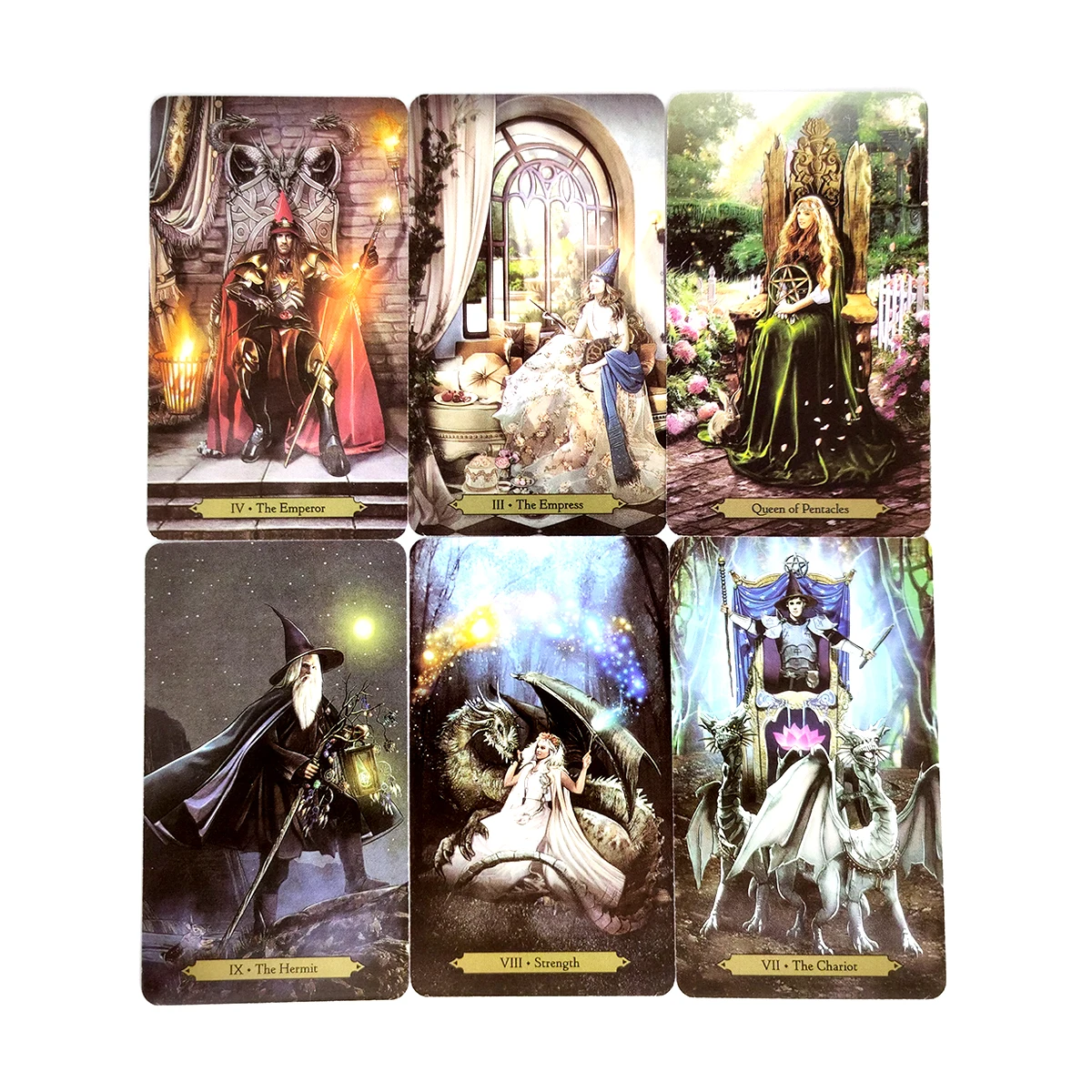 Barbara Moore Wizards Tarotkaarten voor waarzeggerij Persoonlijk gebruik Tarot Volledige Engelse versie Feesten Bordspellen 78 vellen / doos