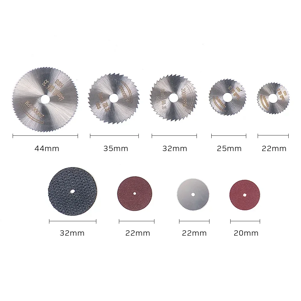 155PCS Abrasive Rotary Tool Accessories Set Electric Mini Drill Bit Kit Sanding Polishing Cutting Engraving Heads