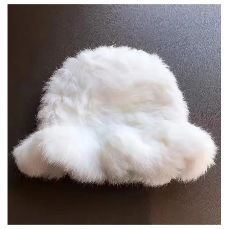 1pc New Autumn and Winter Thickened Cold-proof Cloud Hat, Face- Ear Protection Warm Hat, Suitable for Holiday Atmosphere Rabbit