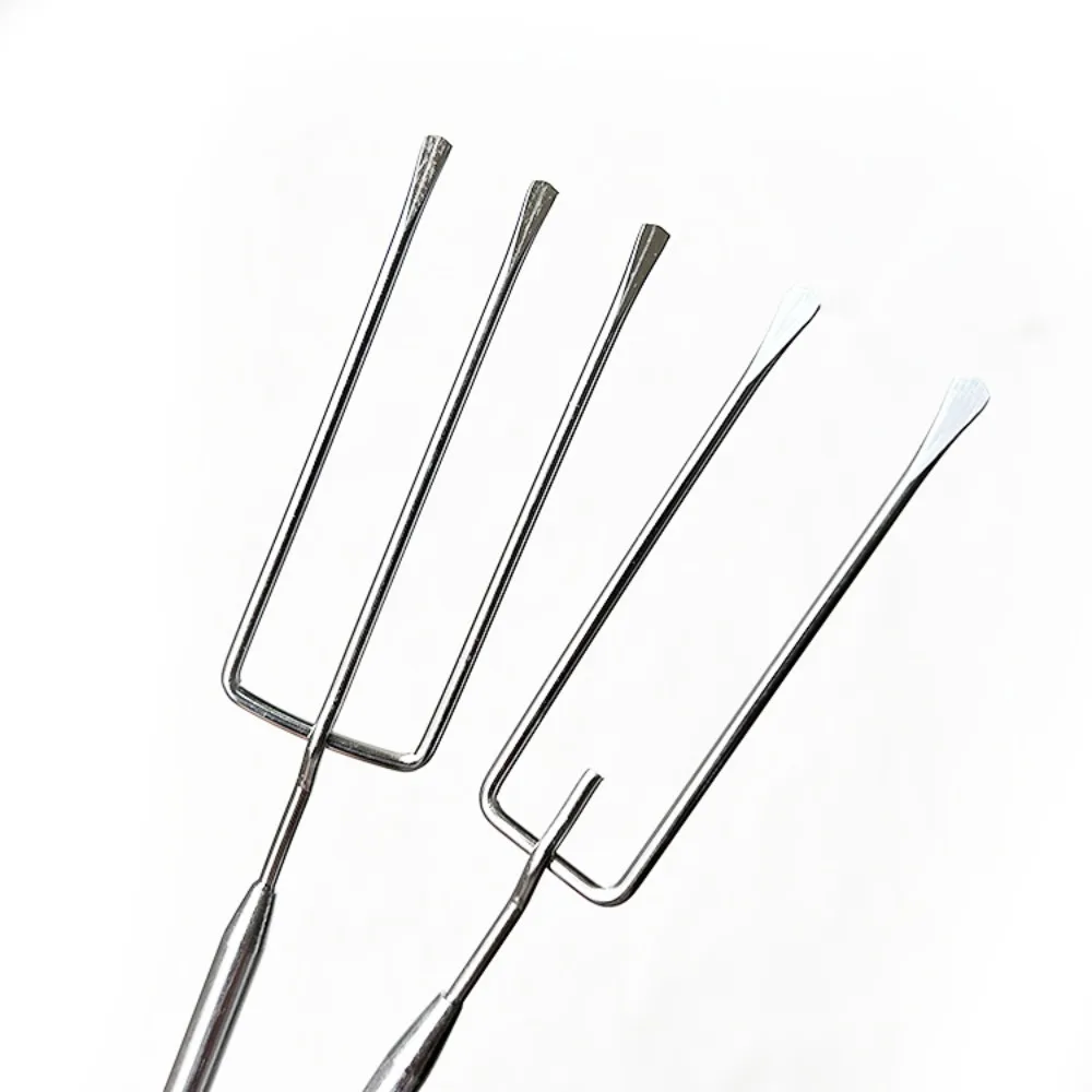 Stainless Steel Chocolate Dipping Fork Silver Irregular Shaped Cheese Fondue Fork Long Handle Rustproof Chocolate Dipping Tool