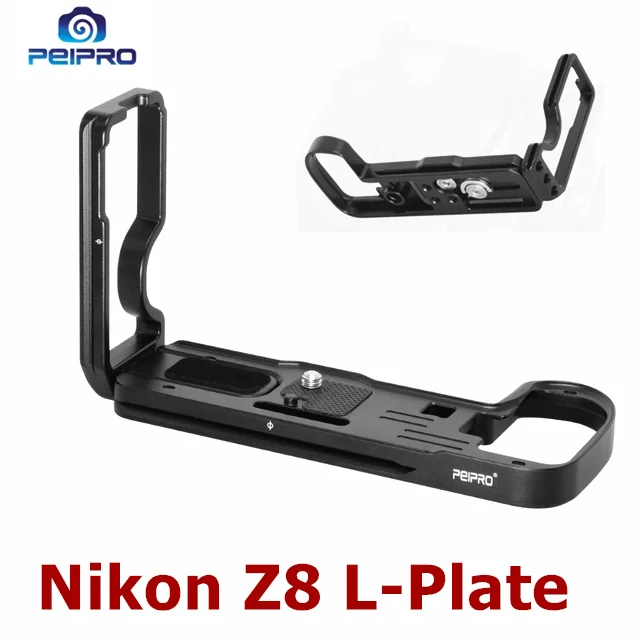 PEIPRO Z8 Alloy Quick-Released L-Plate Hand Grip Bracket Rig for Nikon Z8 Camera Quick Release Plate