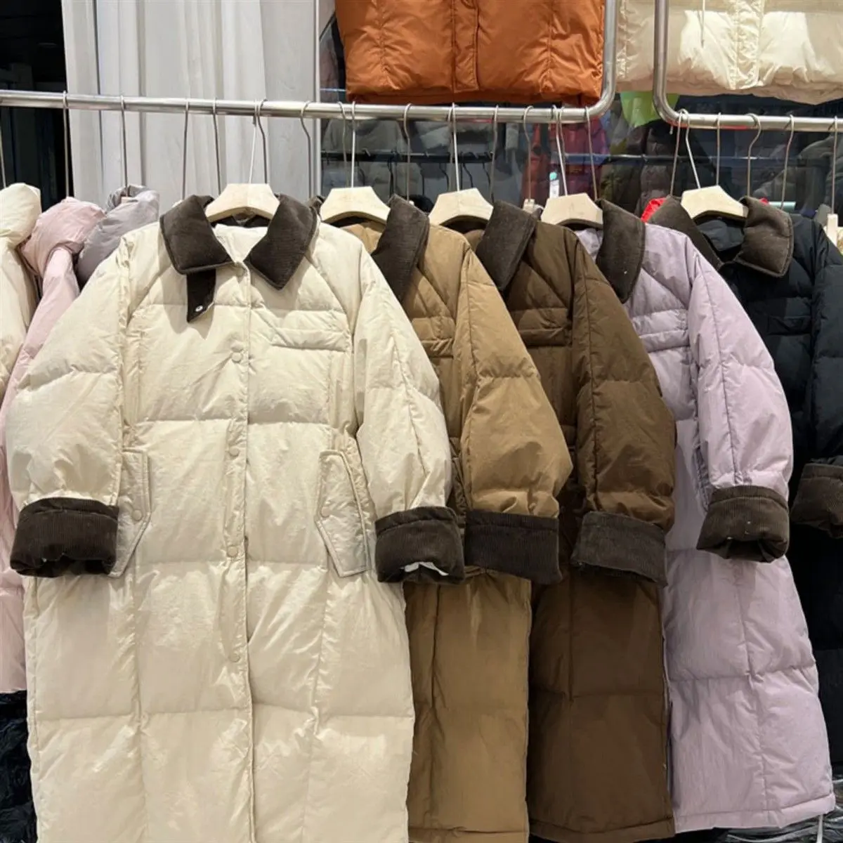 شتاء جديد المرأة أسفل سترة فضفاضة ركاب الربط سروال قصير أسفل سترة