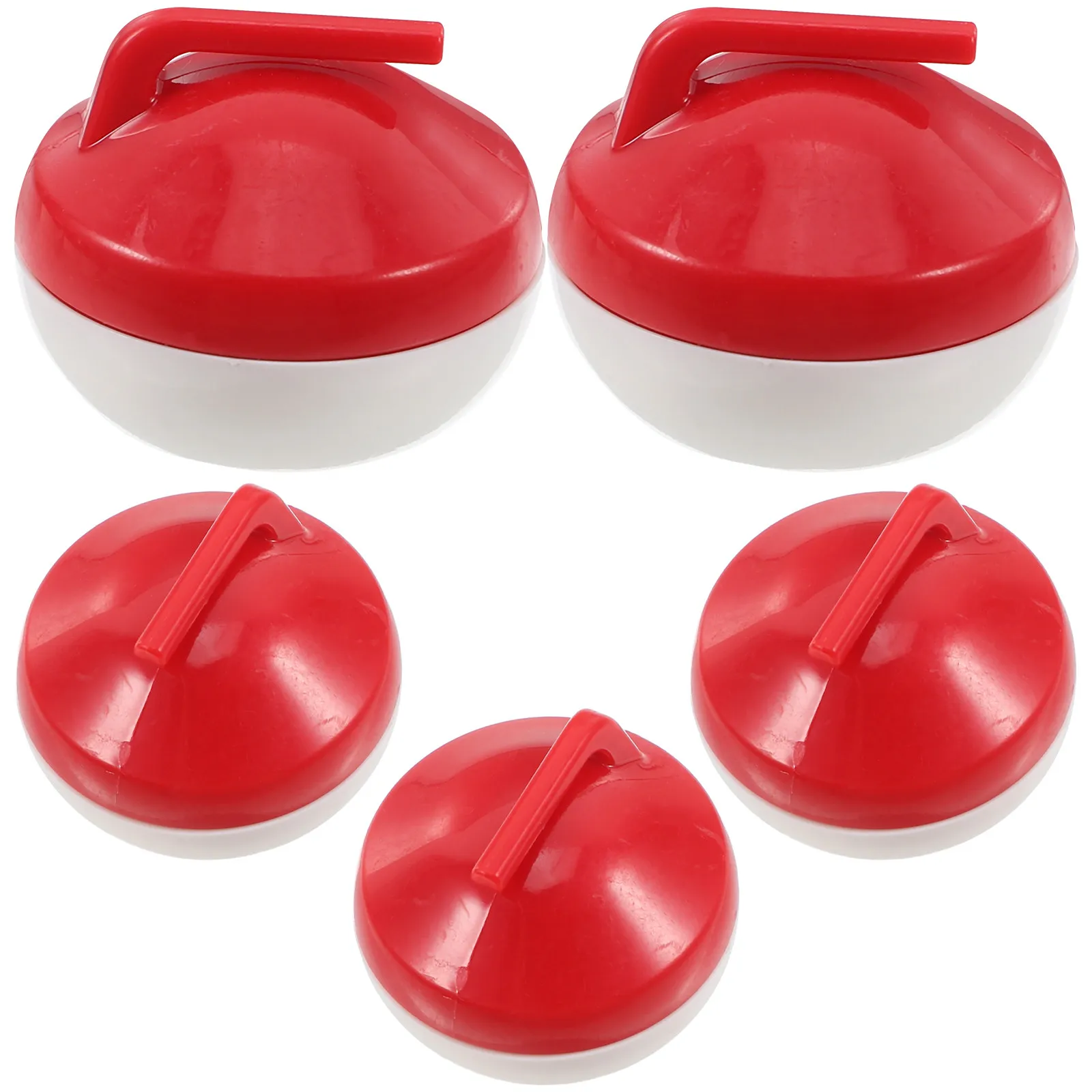 

5Pcs Mini Tabletop Curling Balls Set Indoor Portable Curling Game for Kids Coordination Development Fine Crafted