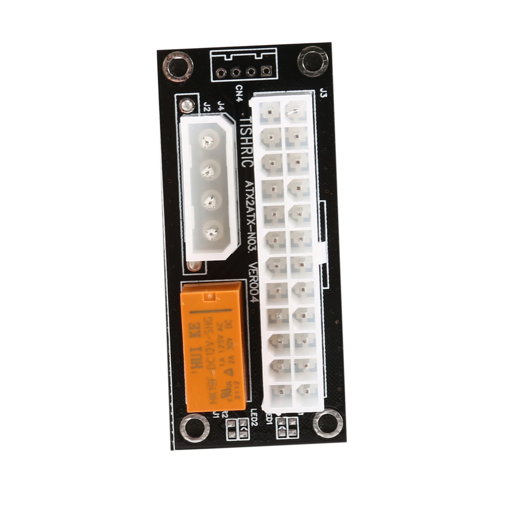 SuperDeals Dual PSU Power Supply Sync Adapter Add2Psu ATX 24Pin to 4Pin Molex Synchronous Connector Riser Cable Miner Mining